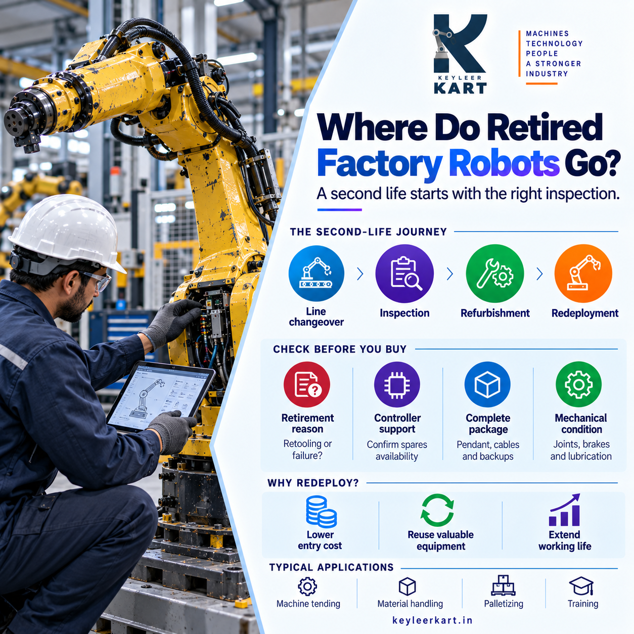 5 Million Robots Now Work in Factories — Where Do the Retired Ones Go?